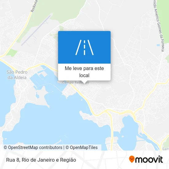 Rua 8 mapa