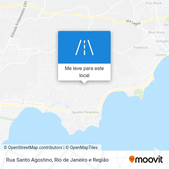 Rua Santo Agostino mapa