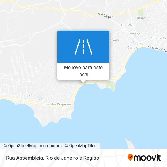 Rua Assembleia mapa