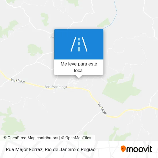Rua Major Ferraz mapa