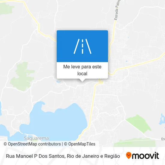 Rua Manoel P Dos Santos mapa