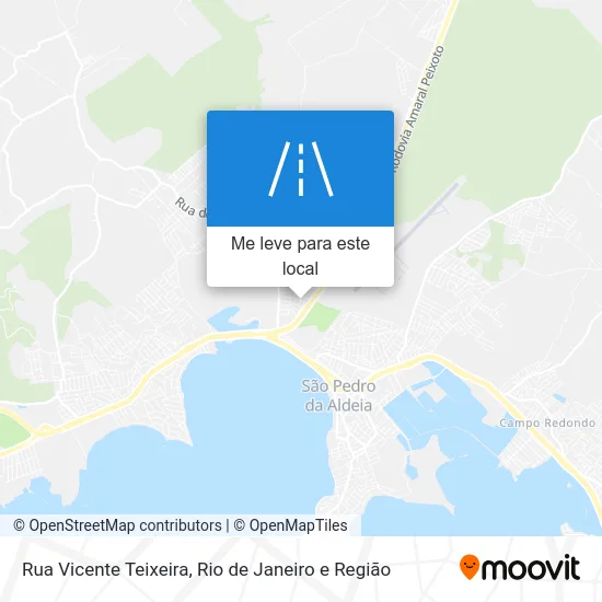 Rua Vicente Teixeira mapa