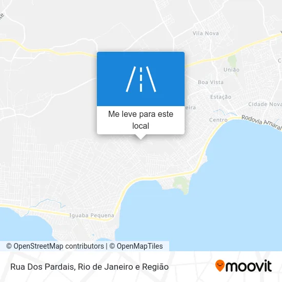 Rua Dos Pardais mapa