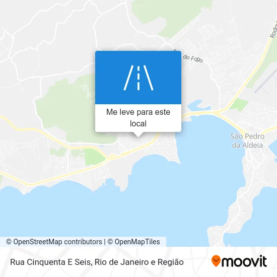 Rua Cinquenta E Seis mapa