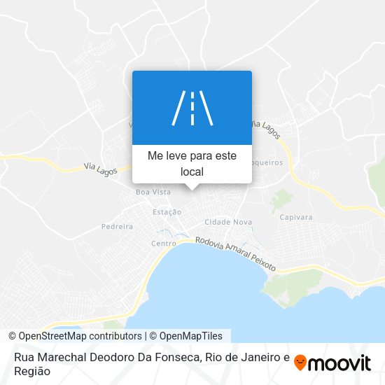 Rua Marechal Deodoro Da Fonseca mapa
