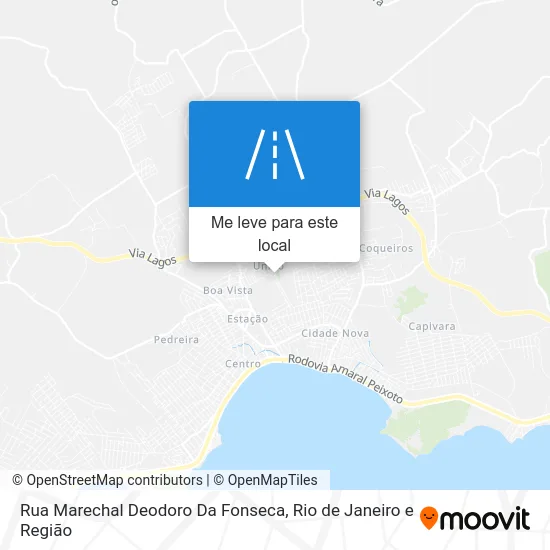 Rua Marechal Deodoro Da Fonseca mapa
