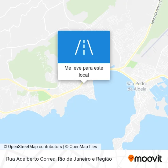 Rua Adalberto Correa mapa