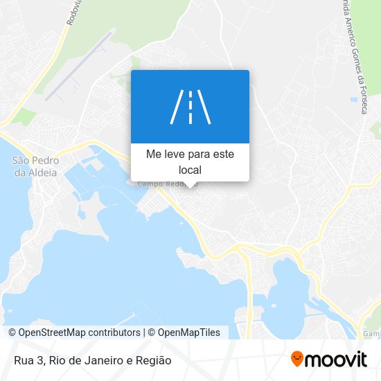 Rua 3 mapa