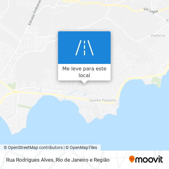 Rua Rodrigues Alves mapa