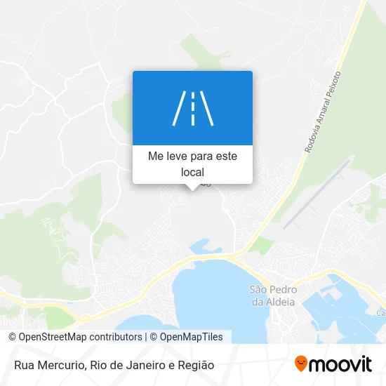 Rua Mercurio mapa