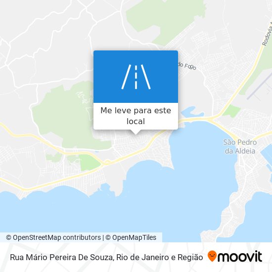 Rua Mário Pereira De Souza mapa