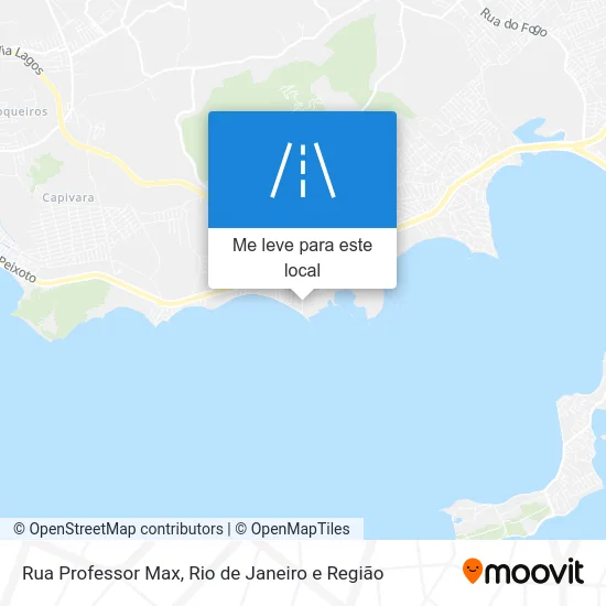 Rua Professor Max mapa