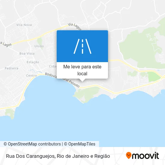Rua Dos Caranguejos mapa