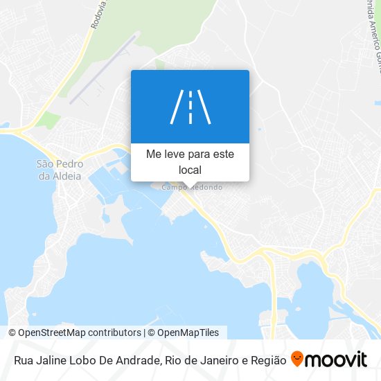 Rua Jaline Lobo De Andrade mapa