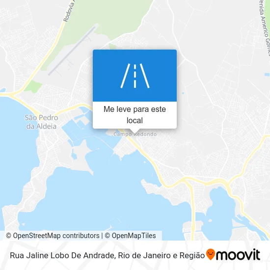 Rua Jaline Lobo De Andrade mapa