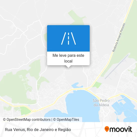 Rua Venus mapa