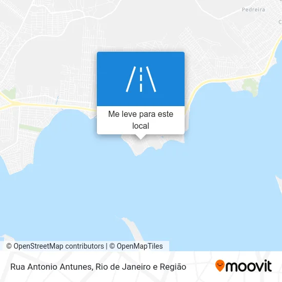 Rua Antonio Antunes mapa
