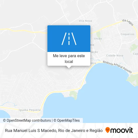 Rua Manuel Luís S Macedo mapa