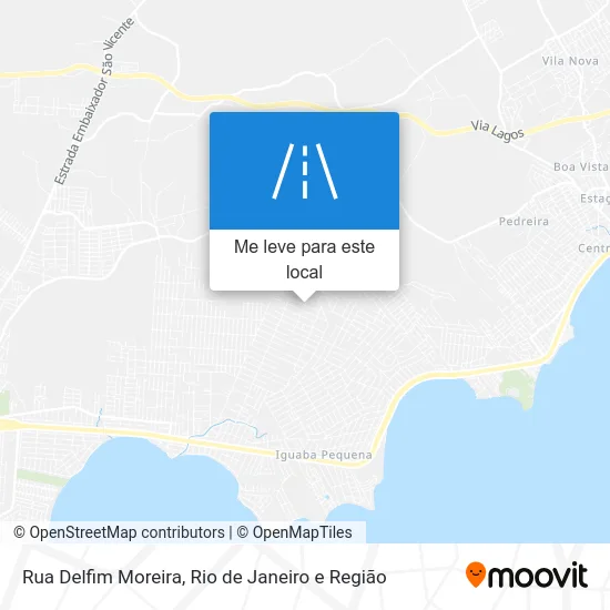 Rua Delfim Moreira mapa