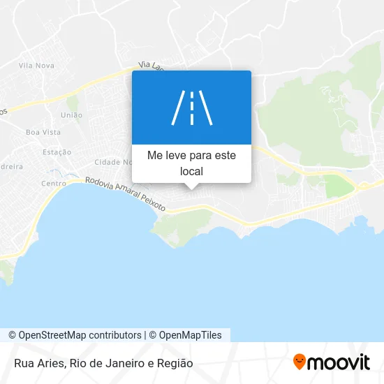 Rua Aries mapa