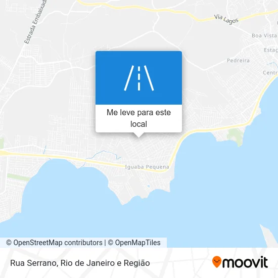 Rua Serrano mapa