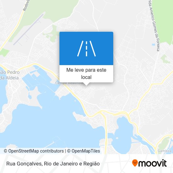 Rua Gonçalves mapa