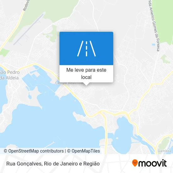 Rua Gonçalves mapa