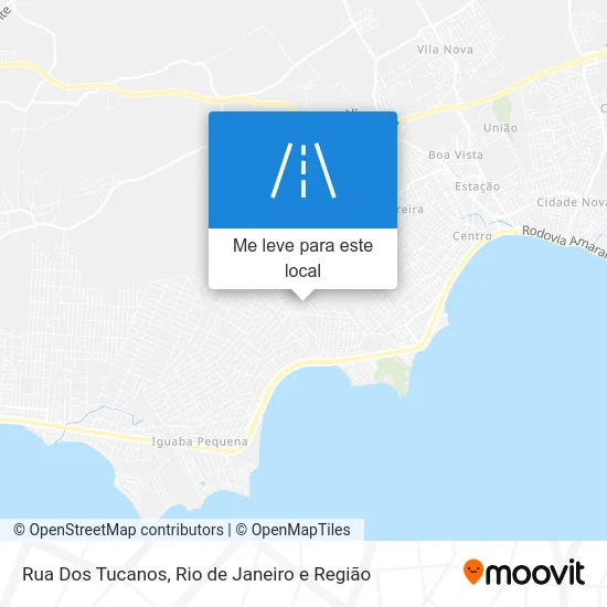 Rua Dos Tucanos mapa