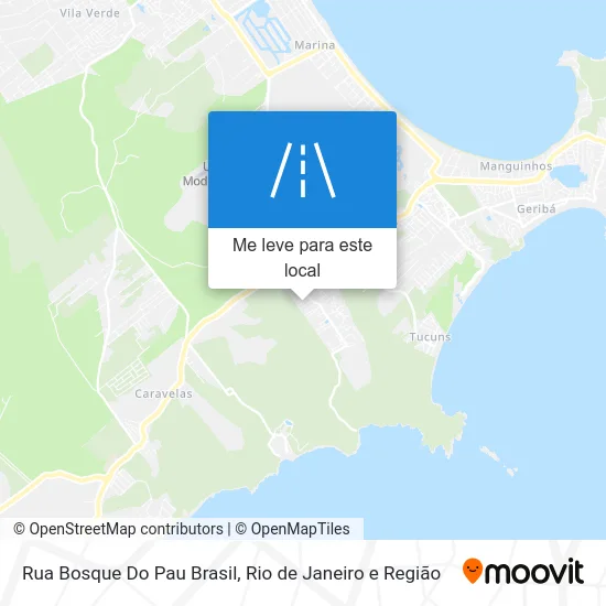 Rua Bosque Do Pau Brasil mapa