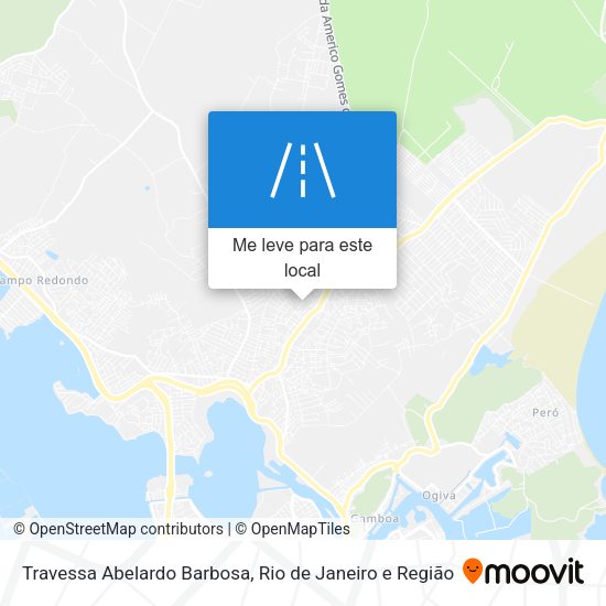Travessa Abelardo Barbosa mapa