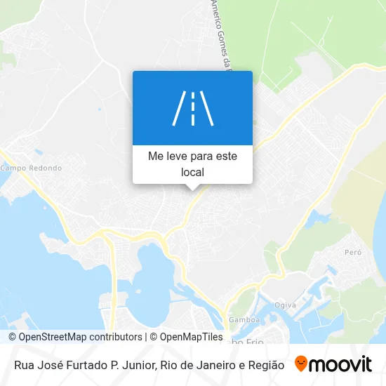 Rua José Furtado P. Junior mapa
