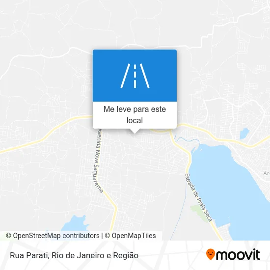Rua Parati mapa