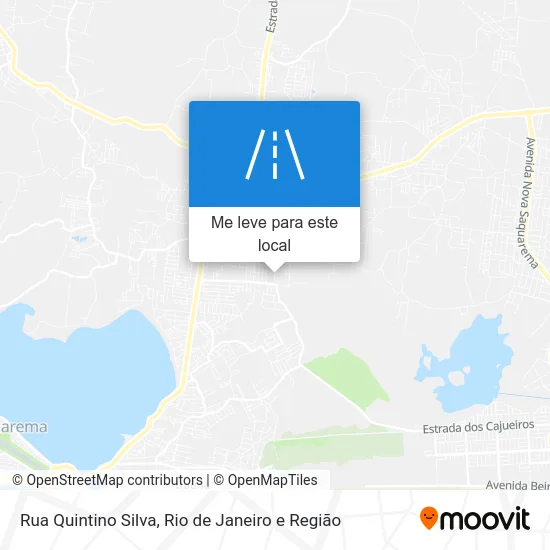 Rua Quintino Silva mapa