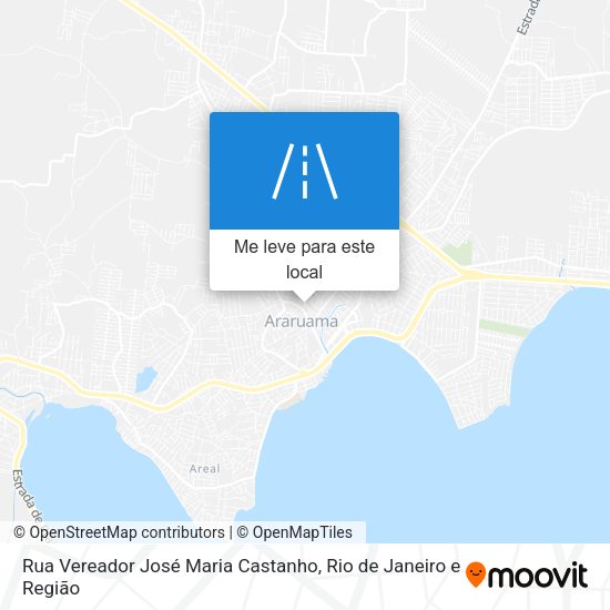 Rua Vereador José Maria Castanho mapa
