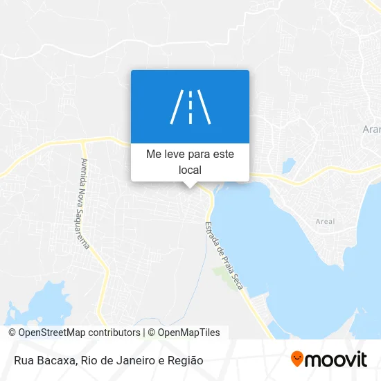 Rua Bacaxa mapa