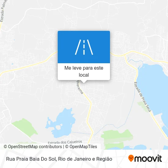 Rua Praia Baia Do Sol mapa
