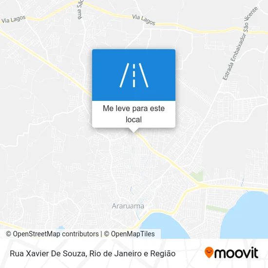 Rua Xavier De Souza mapa