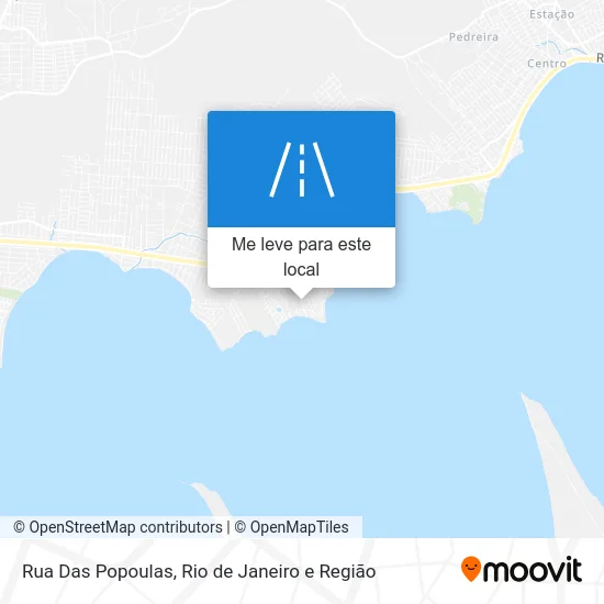 Rua Das Popoulas mapa