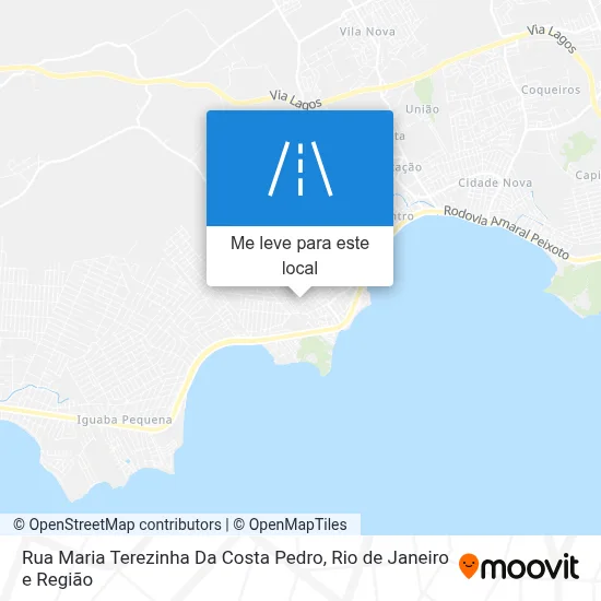Rua Maria Terezinha Da Costa Pedro mapa