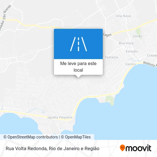 Rua Volta Redonda mapa