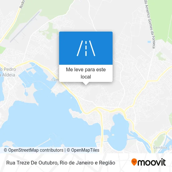 Rua Treze De Outubro mapa