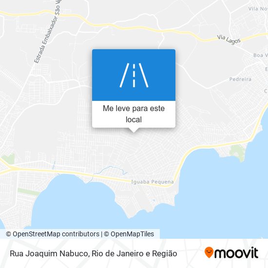 Rua Joaquim Nabuco mapa