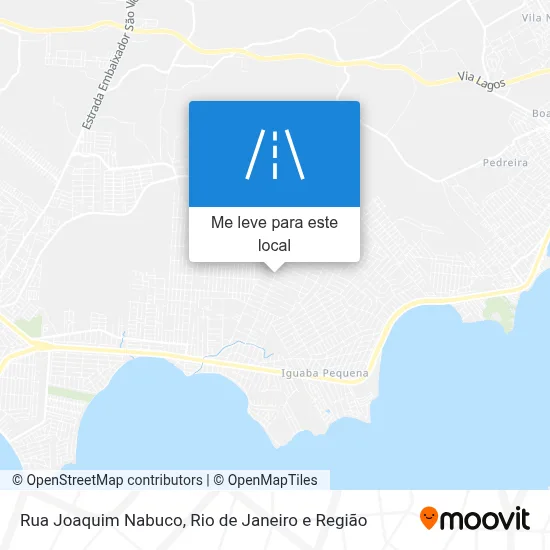 Rua Joaquim Nabuco mapa
