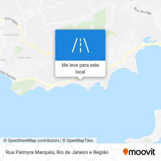 Rua Palmyra Marquês mapa