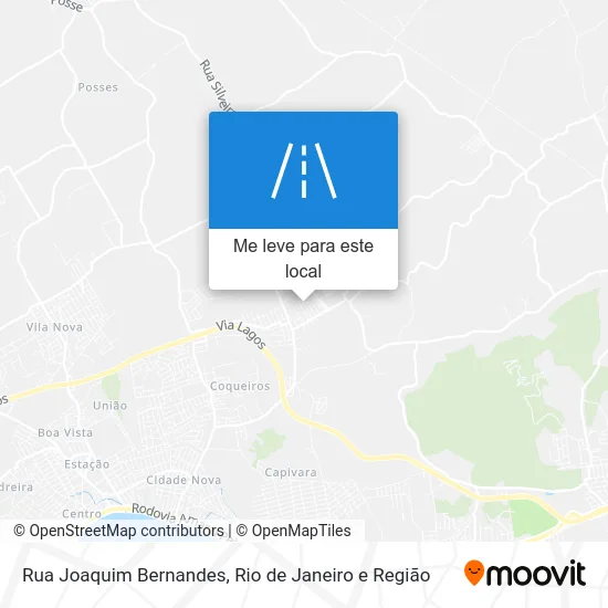 Rua Joaquim Bernandes mapa