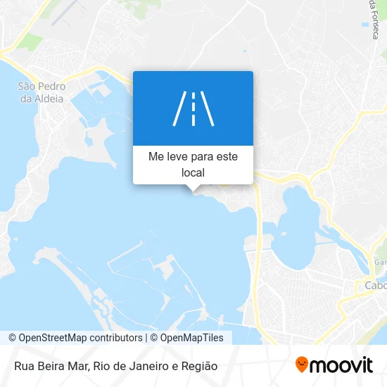 Rua Beira Mar mapa
