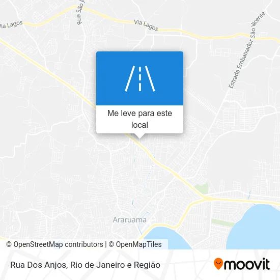 Rua Dos Anjos mapa