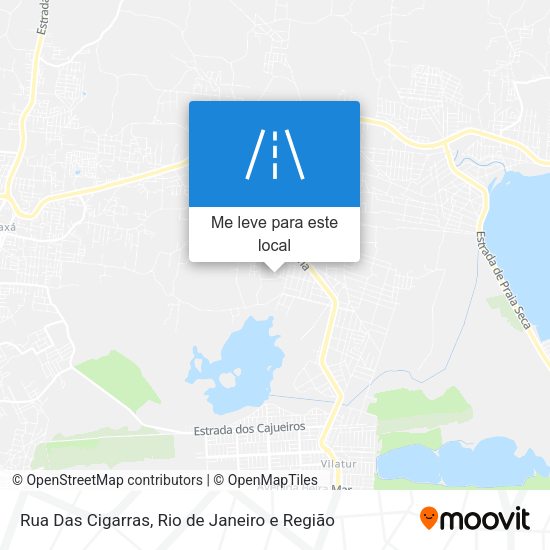 Rua Das Cigarras mapa
