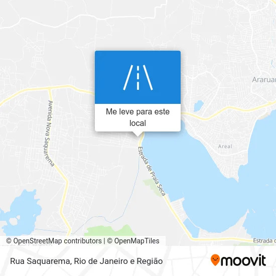 Rua Saquarema mapa