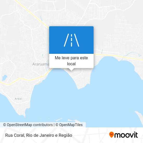 Rua Coral mapa